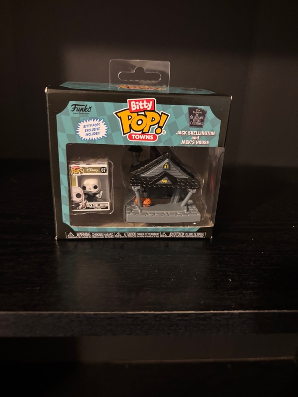 Funko Bitty Pop! Towns Jack Skellington Set - Teal, Black, Gray
